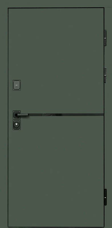 Товар Дверь Термо-Доор Тренд Грин(черная фурнитура) (квартира) DIS007546