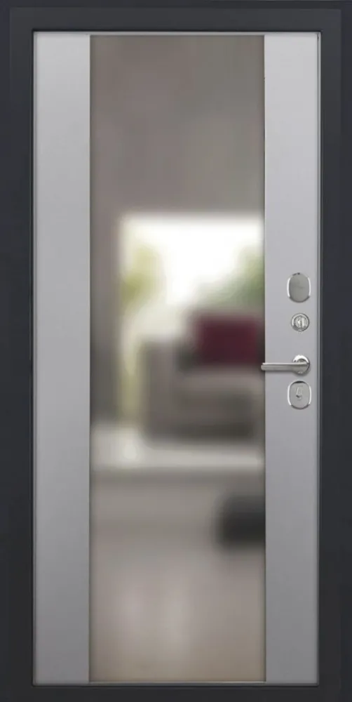 Товар Дверь ДвериПРО Rosna Алиса (16мм, ПВХ софт грей, зеркало) DPRO220483