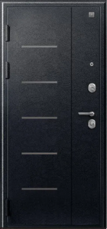 Товар Дверь V-05 Черный муар - Темная лиственница DIS007345
