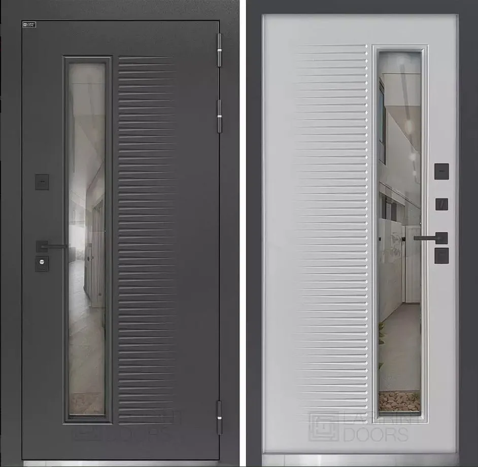 Дверь ФРОСТ со стеклопакетом DIS007413